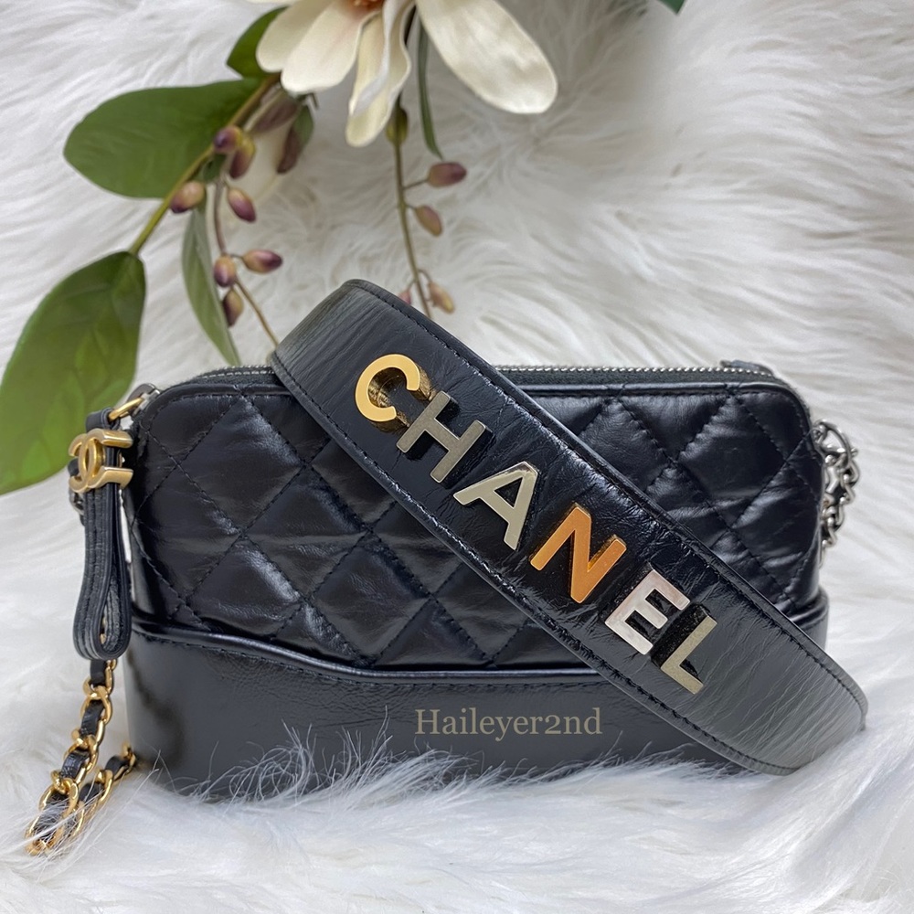 ✨💛 CHANEL Gabrielle Clutch On Chain Bag Big Strap 💛✨